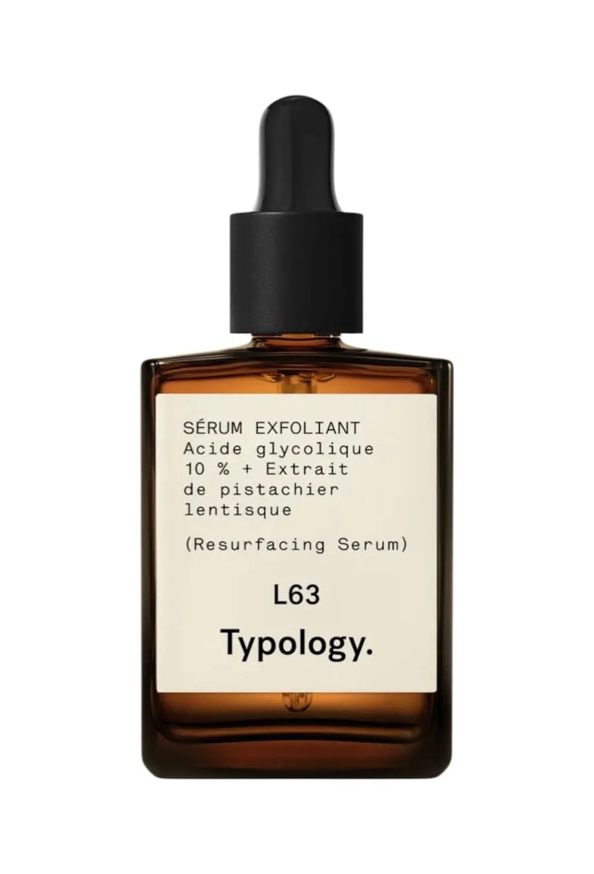 Typology L63 Resurfacing Serum, 10% Glycolic Acid with Mastic Tree Extract, 1 fl oz
